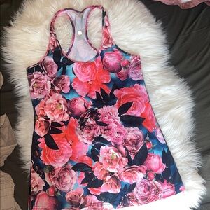 Floral Racerback Tank Top